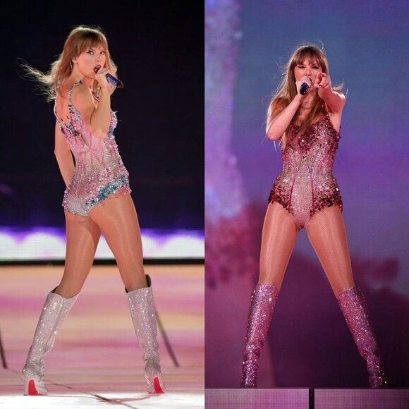 Christian Louboutin Silver Heeled Boots - Picture 2 of 14